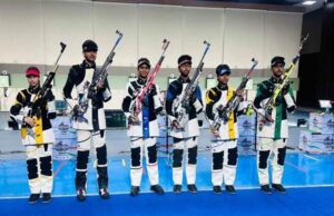 10 मीटर एयर राइफल मिक्स्ड टीम स्पर्धाओं में देशभर के निशानेबाजों ने दिखाया दम
