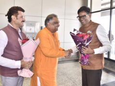 गर्मजोशी से हुआ वित्तमंत्री ओपी चौधरी का स्वागत, समर्थकों में दिखी खुशी