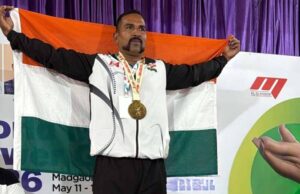 उज्जैन पुलिस के आरक्षक सौदान सिंह चौहान ने “वर्ल्ड्स मास्टर्स पावर गेम्स-2026”में भारत का प्रतिनिधित्व कर बढ़ाया प्रदेश का गौरव