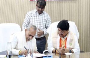 नवनियुक्त अध्यक्ष जैन ने संभाला मध्यप्रदेश गृह निर्माण एवं अधोसंरचना विकास मंडल का कार्यभार