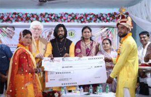 मुख्यमंत्री कन्या विवाह योजना अंतर्गत 62 जोड़ों ने लिए सात फेरे, नवदंपत्तियों को मिली शासकीय सहायता