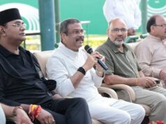 केंद्रीय शिक्षा मंत्री धर्मेंद्र प्रधान ने शूटिंग अकादमी में खिलाड़ियों से किया संवाद, बढ़ाया उत्साह