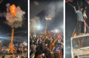 मोहर्रम जुलूस में विस्फोटक प्रदर्शन का VIDEO वायरल, उज्जैन में हवा में लटकी वैन बनी चर्चा का विषय