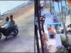शिक्षिका के गले से सोने की चेन झपटकर फरार हुए बदमाश, CCTV में कैद वारदात