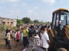 रायपुर में बेदखली अभियान पर बवाल, पुलिस की मौजूदगी में कार्रवाई, ग्रामीणों का विरोध