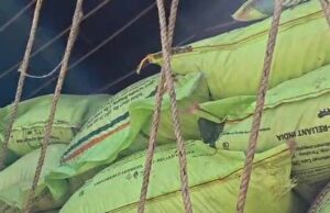 पुलिस की बड़ी कार्रवाई, अवैध खाद से लदा मिनी ट्रक पकड़ा; लाखों का माल बरामद