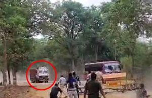 बैरिकेड तोड़कर फरार ट्रक चालक ने मचाया कहर, मोहला-मानपुर में मासूम की गई जान