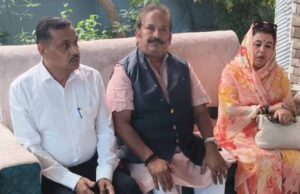 भाजपा नेता विक्रमादित्य ने नौगई ट्रिपल मर्डर पीड़ित परिवार से की मुलाकात, सख्त कार्रवाई की उठाई मांग
