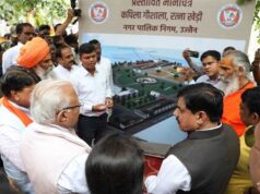 कपिला गौशाला पहुंचकर मुख्यमंत्री और केंद्रीय मंत्री ने गौसेवा का दिया संदेश