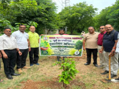 माधव महाविद्यालय की पूर्व छात्रपरिषद ने किया वृक्षारोपण, वाणिज्य अध्ययन शाला में हरियाली का संदेश