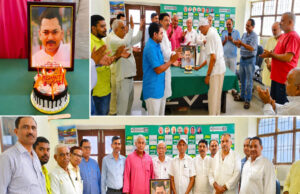 धूमधाम से मनाया गया बिहार सरकार के स्वास्थ्य मंत्री एवं मुख्यमंत्री नीतीश कुमार के सुपुत्र निशांत कुमार का जन्मदिवस
