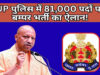 सरकारी नौकरी का बड़ा मौका! UP Police में 81 हजार से ज्यादा पदों पर होगी भर्ती