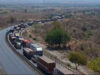 Agra-Mumbai Highway पर लंबा जाम, भैरूघाट के अजनार ब्रिज की मरम्मत बनी यात्रियों की परेशानी