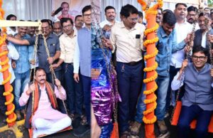 भगवान सहस्रबाहु की प्रतिमा का अनावरण, सामाजिक एकता और नई पीढ़ी के उत्थान पर मंत्रियों ने दिया जोर