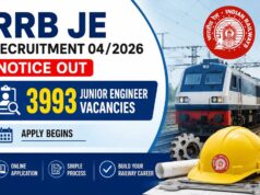 Railway JE Recruitment: 3993 पदों के लिए आज से आवेदन शुरू, BTech और इंजीनियरिंग डिप्लोमा वाले भरें फॉर्म