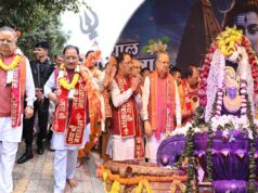 पवित्र श्रावण मास की भव्य कांवड़ यात्रा में शामिल हुए मुख्यमंत्री साय