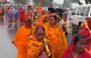 सीहोर में उमड़ा आस्था का सैलाब! 11 किमी लंबी कांवड़ यात्रा शुरू, सीवन घाट पर एंट्री बंद