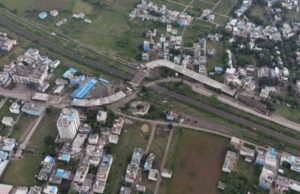 90 डिग्री के घुमाव पर उठे सवाल, सीहोर के निर्माणाधीन ओवरब्रिज की ड्रोन तस्वीरों से मचा हड़कंप