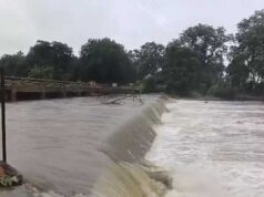 मंदाकिनी नदी का रौद्र रूप, नागौद थाने में घुसा पानी; चित्रकूट में जलभराव से हाल बेहाल