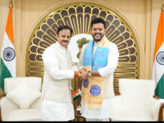 उप मुख्यमंत्री शुक्ल ने केंद्रीय नागरिक उड्डयन मंत्री नायडू से की सौजन्य भेंट, विकास से जुड़े मुद्दों पर हुई चर्चा