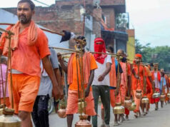 कृत्रिम पौधों, जूट और बांस से सजी कांवड़ बनी पर्यावरण संरक्षण की मिसाल
