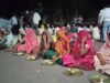 फोरलेन के मुआवजे की मांग पर किसानों का धरना, बदनावर में खुले आसमान के नीचे बिताई रात