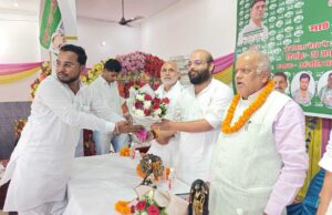 उत्तर प्रदेश प्रभारी एवं बिहार सरकार के कैबिनेट मंत्री श्री श्रवण कुमार तथा प्रदेश अध्यक्ष श्री अनूप सिंह पटेल ने कार्यकर्ताओं को बूथ स्तर तक संगठन मजबूत करने का दिया मंत्र