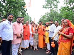 मां नर्मदा के दर्शन कर प्रदेशवासियों की सुख-समृद्धि की कामना की