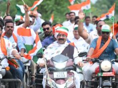 उप मुख्यमंत्री साव के नेतृत्व में 14 गांवों में निकली भव्य तिरंगा यात्रा, गूंजा देशभक्ति का जयघोष