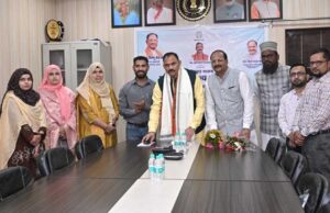 मंत्री श्याम बिहारी जायसवाल ने किया हज कमेटी की वेबसाइट का शुभारंभ