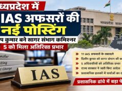 मध्यप्रदेश में 11 IAS अफसरों की नई पोस्टिंग, दिलीप कुमार को सागर संभाग की कमान; 5 को अतिरिक्त प्रभार