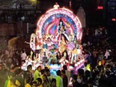 गणेश झांकी चल समारोह में बदलाव, रायपुर में सड़क के एक हिस्से पर ही होंगे स्वागत मंच