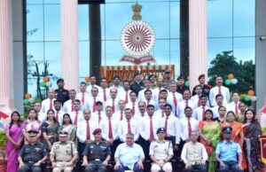 समारोह में पर्यटन एवं संस्कृति मंत्री राजेश अग्रवाल हुए शामिल