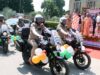 मुख्यमंत्री योगी आदित्यनाथ ने 25 चार-पहिया और 62 दो-पहिया वाहनों को हरी झंडी दिखाकर किया रवाना